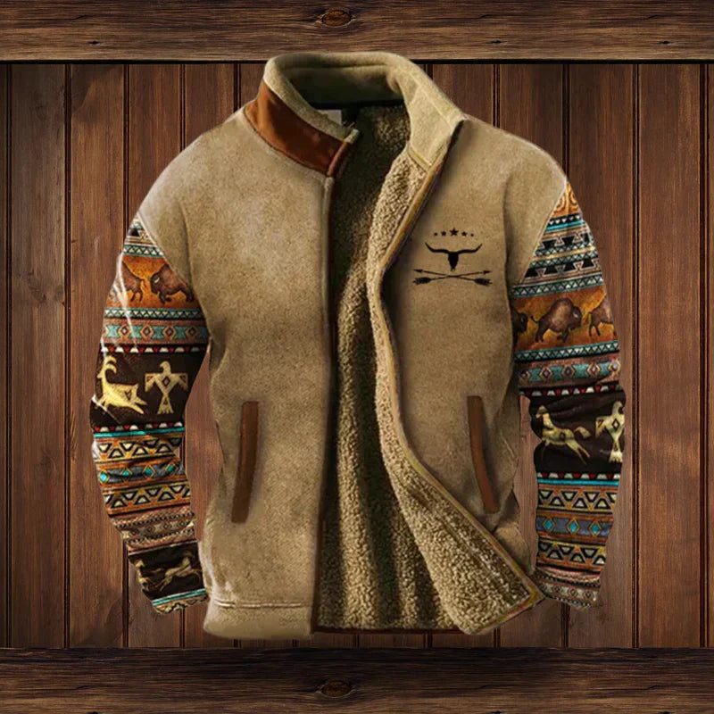 Herren Fleeceweste Warme Outdoorjacke Funktionell - Norvielle