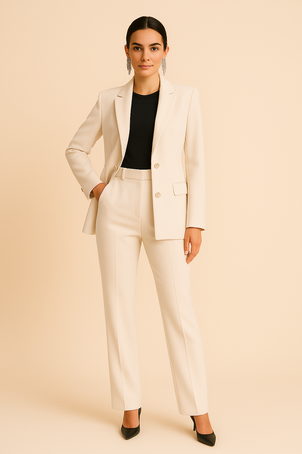 Damen Zweiteiler Blazer Set Maßgeschneidert
