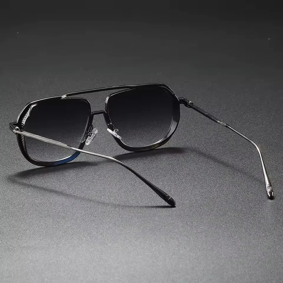 Herren Pilotenbrille Verlaufsglas Klassisch Elegantes Design