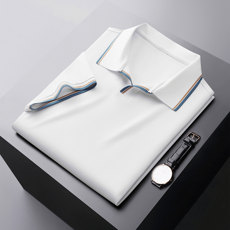 Herren Poloshirt aus Seide Elegantes Qualitätsshirt