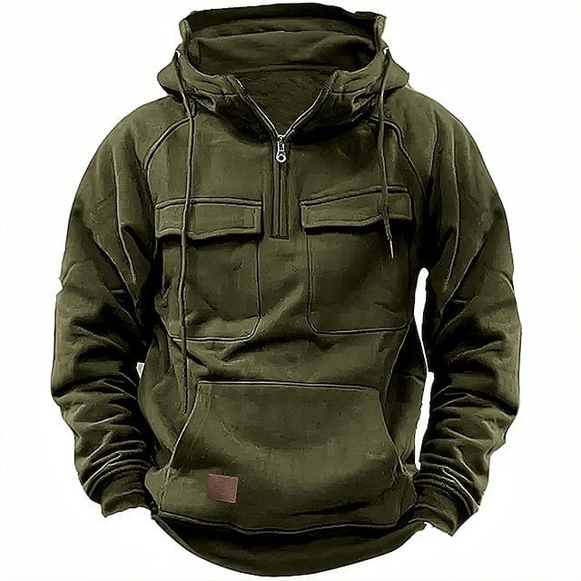 Herren Hoodie Warme Winterjacke