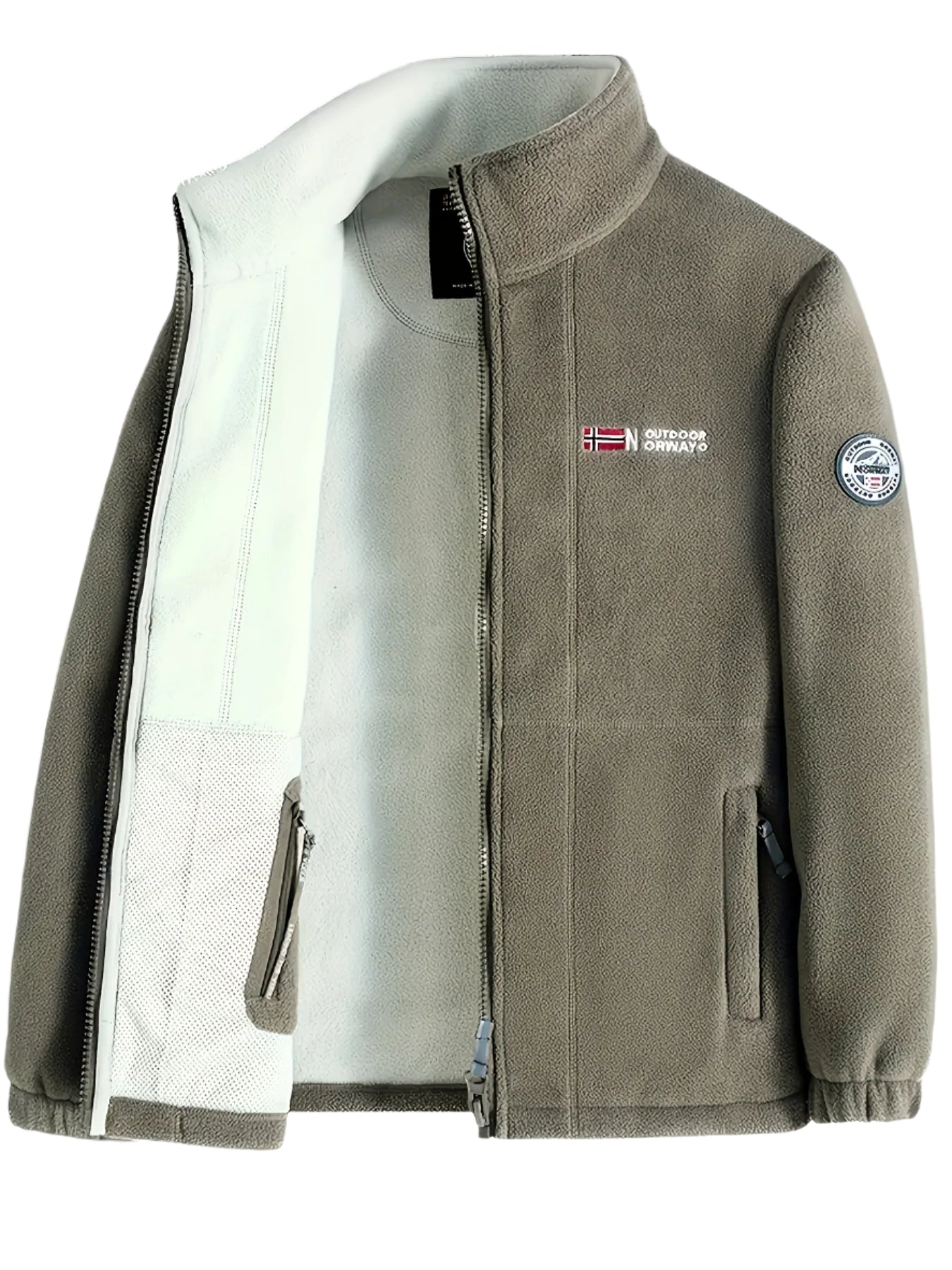 Herren Winterjacke Warm Reißverschluss