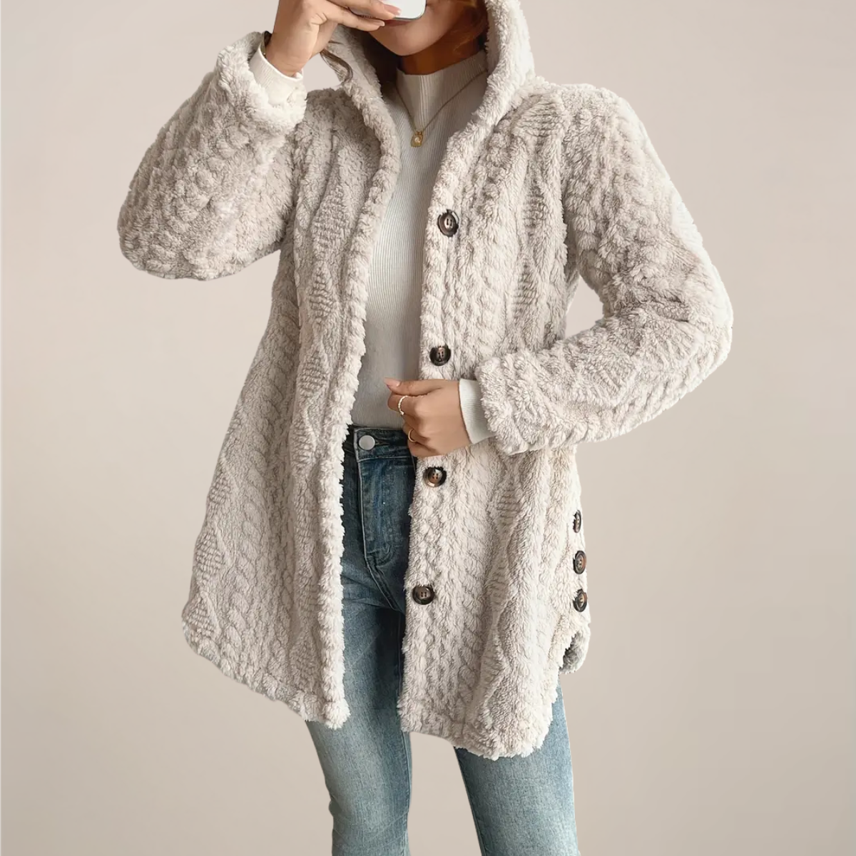Damen Cardigan Leicht Strick Frühjahr
