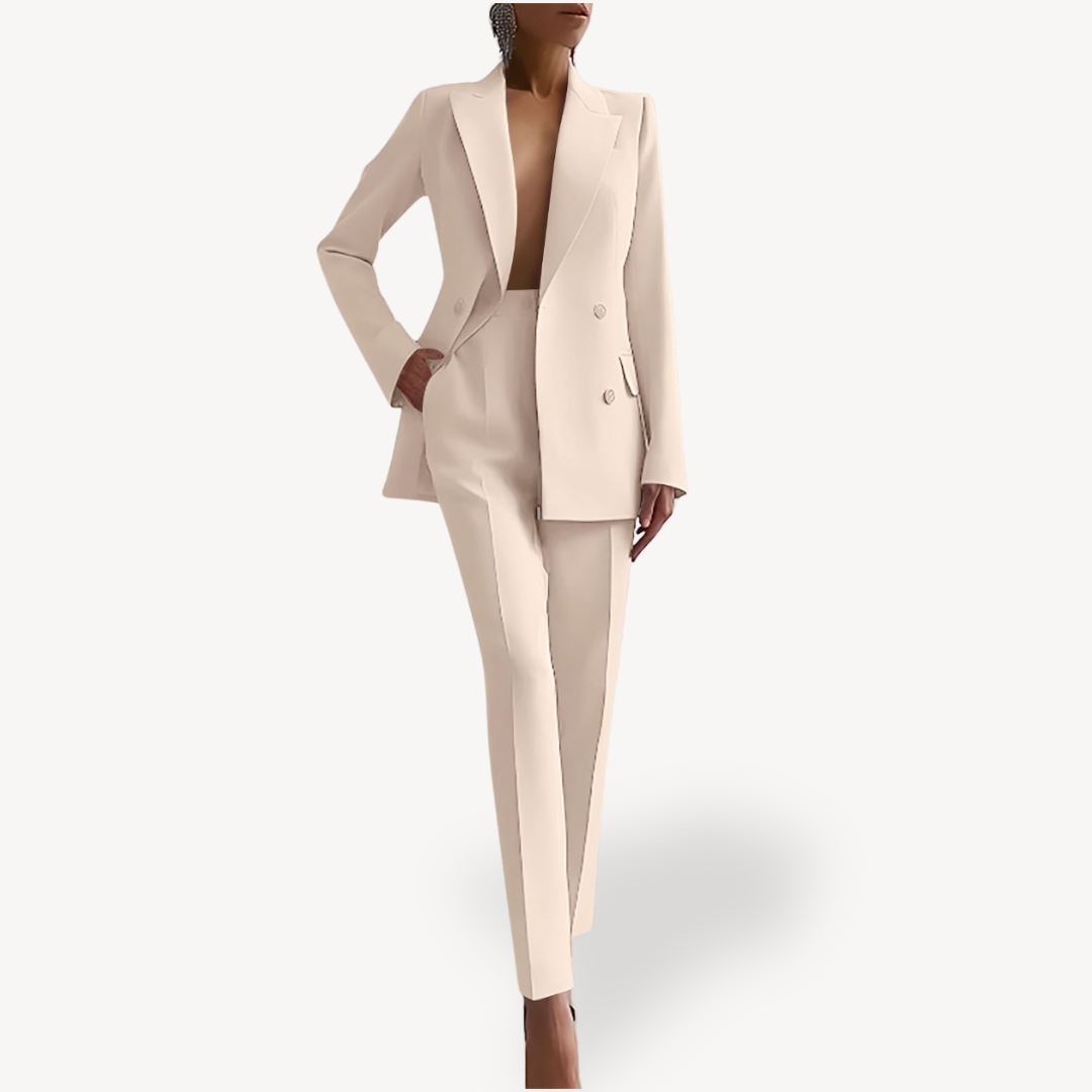 Damen Anzug-Set Eleganter Langblazer Maßgeschneidert