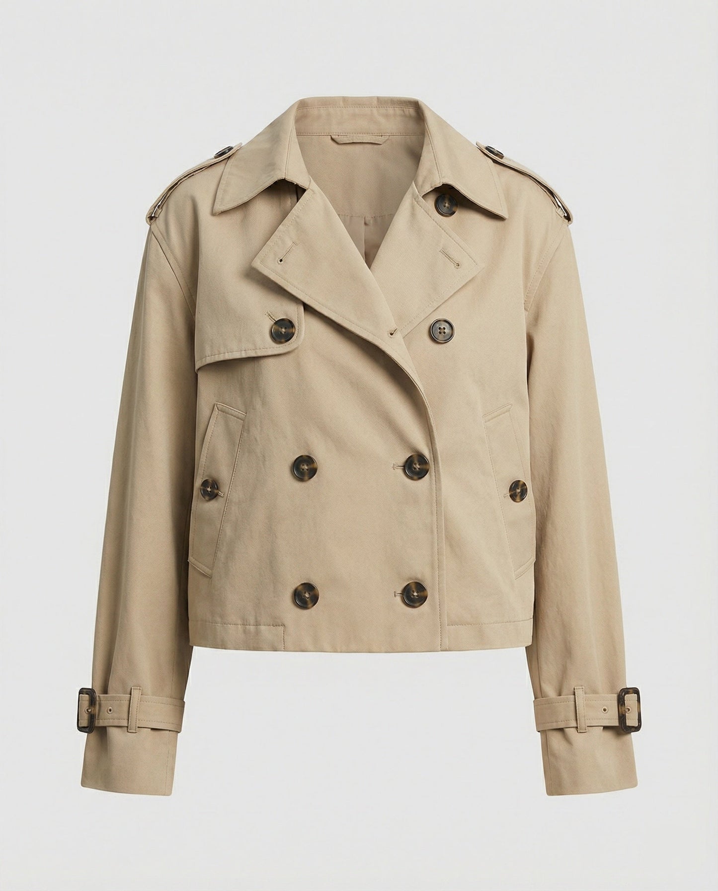 Damen Kurzwindbreaker Gelb Puff Effekt Reverskragen