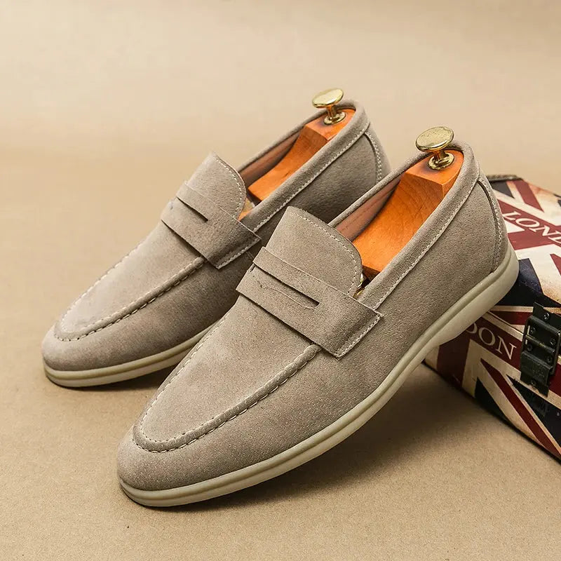 Herren Loafer Schuhe Bequem Alltag Lederschuhe