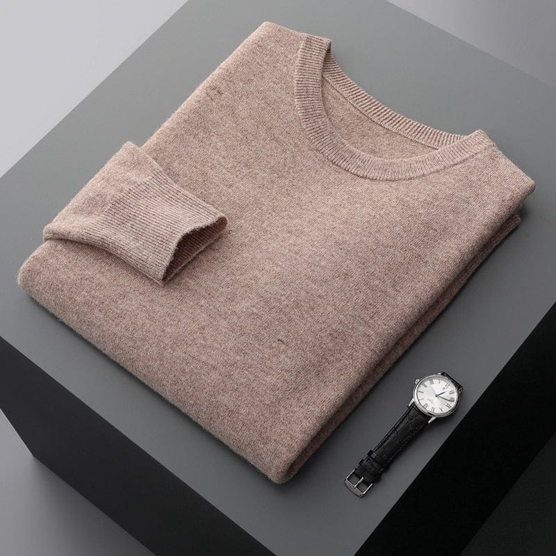 Herren Pullover Klassisch Rundhals Elegantes Design