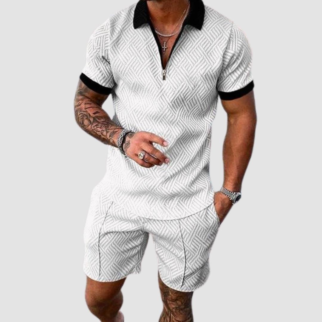 Herren Sommer Set Leichtes Baumwollhemd Modern - Norvielle