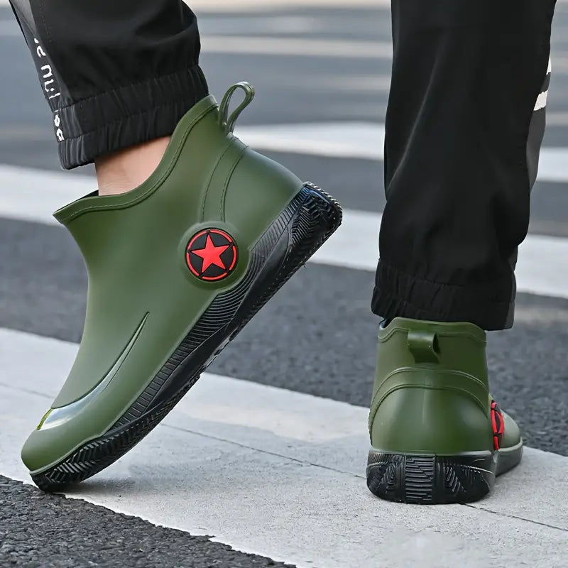 Damen Gummistiefel Kurz Wasserdicht