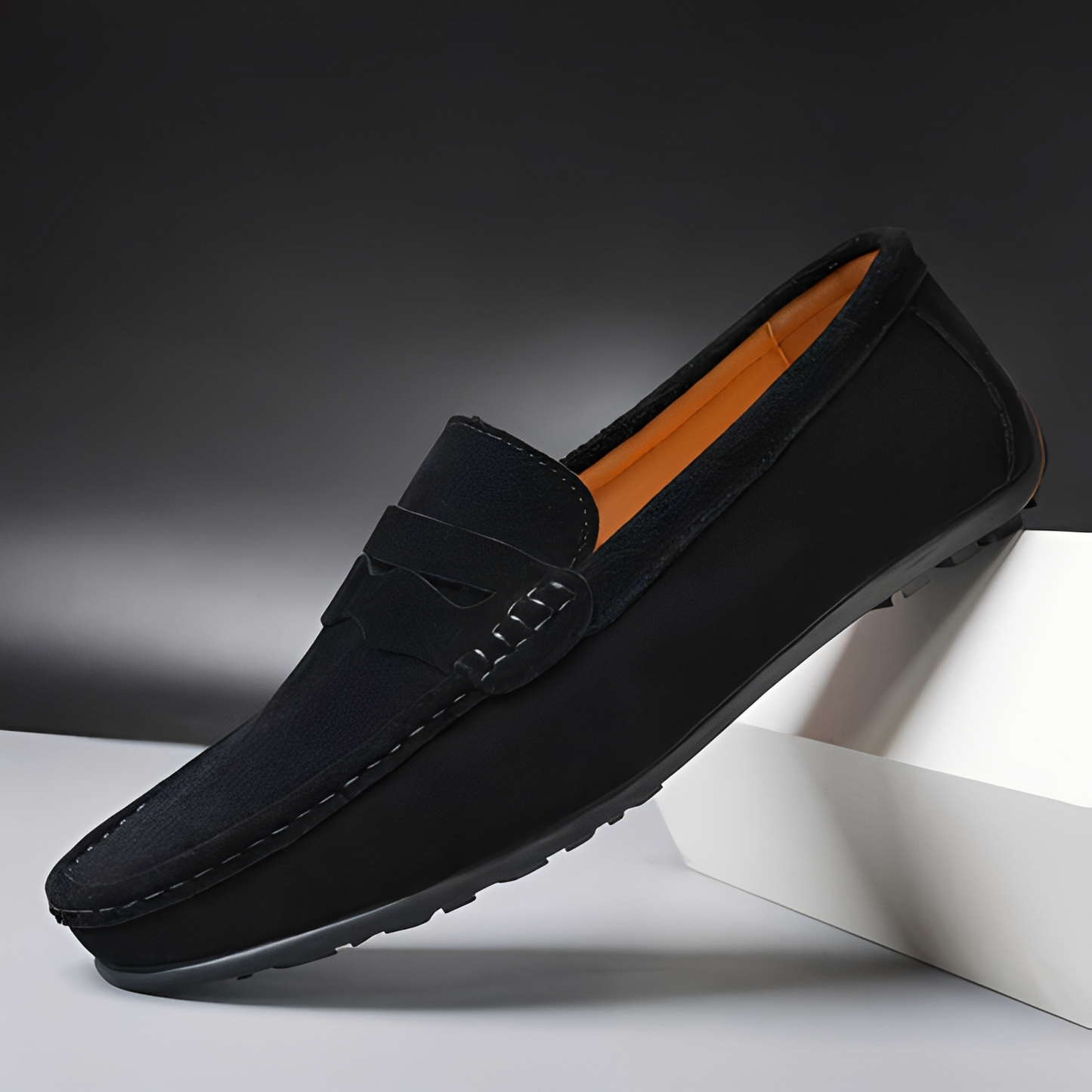 Herren Loafer Schuhe Leder