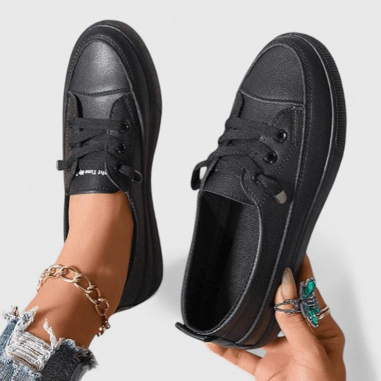 Damen Sneaker Klassisch Schnüren