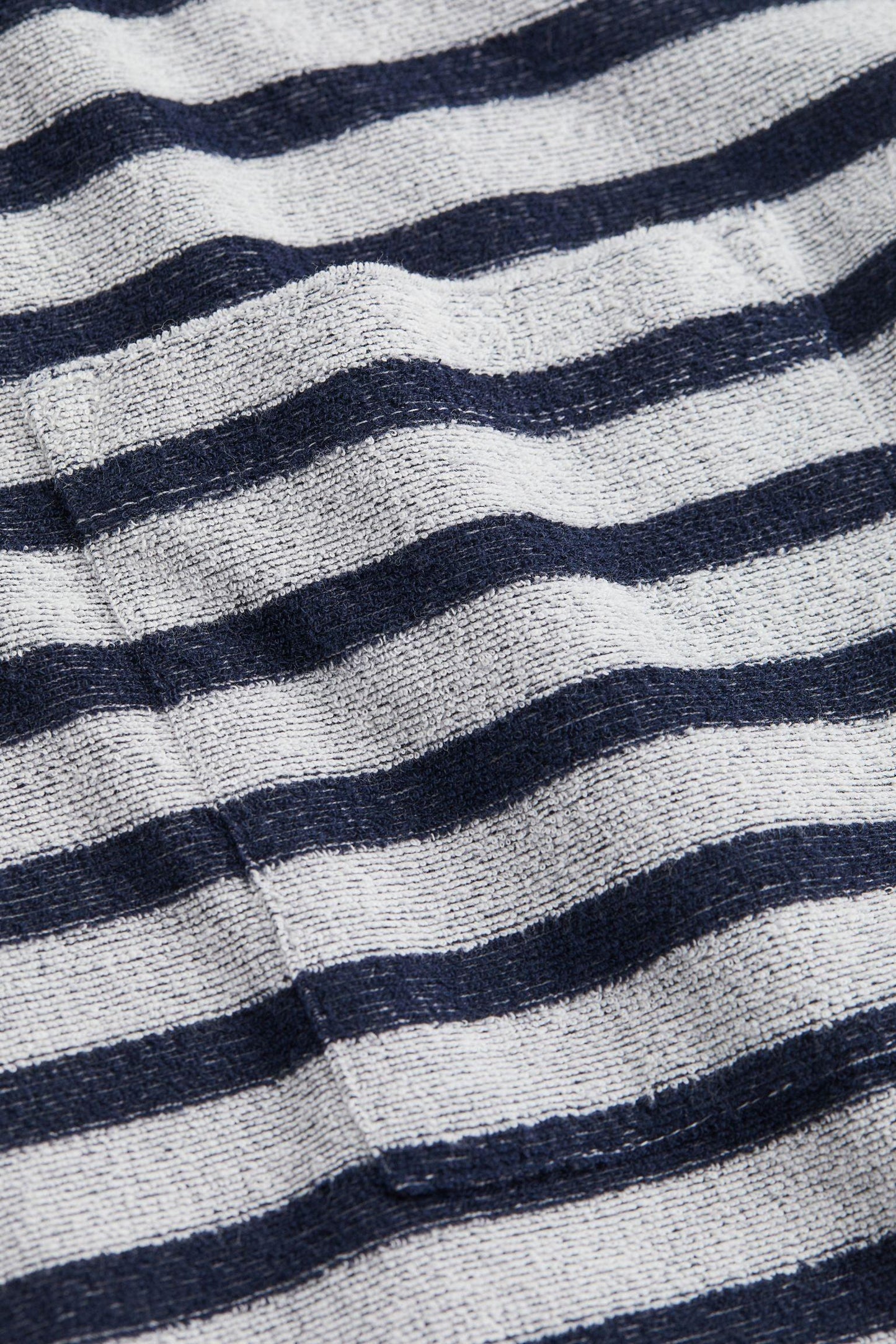 Herren Poloshirt Streifen Marineblau Modern