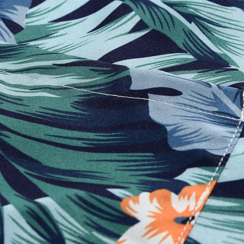 Herren Hawaii Hemd Kurzarm Sommer Modern