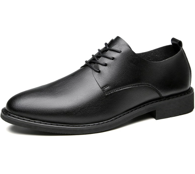 Herren Oxford Schuhe Schnürbar Schwarz - Norvielle