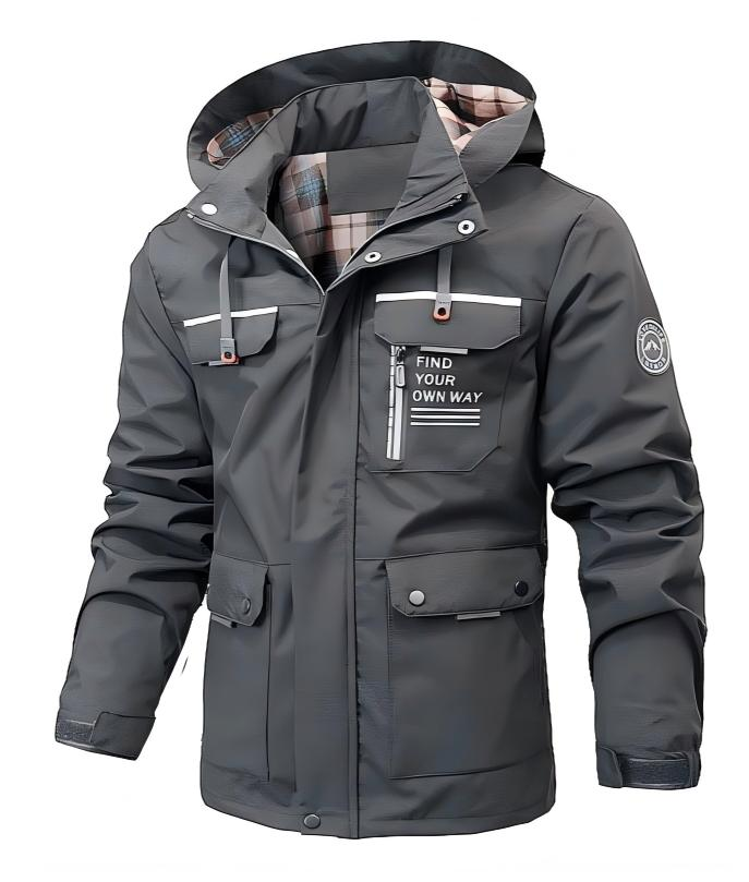 Herren Regenjacke Wasserdicht Leicht