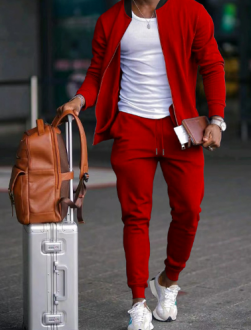 Herren Sportanzug Jogger Set Freizeit