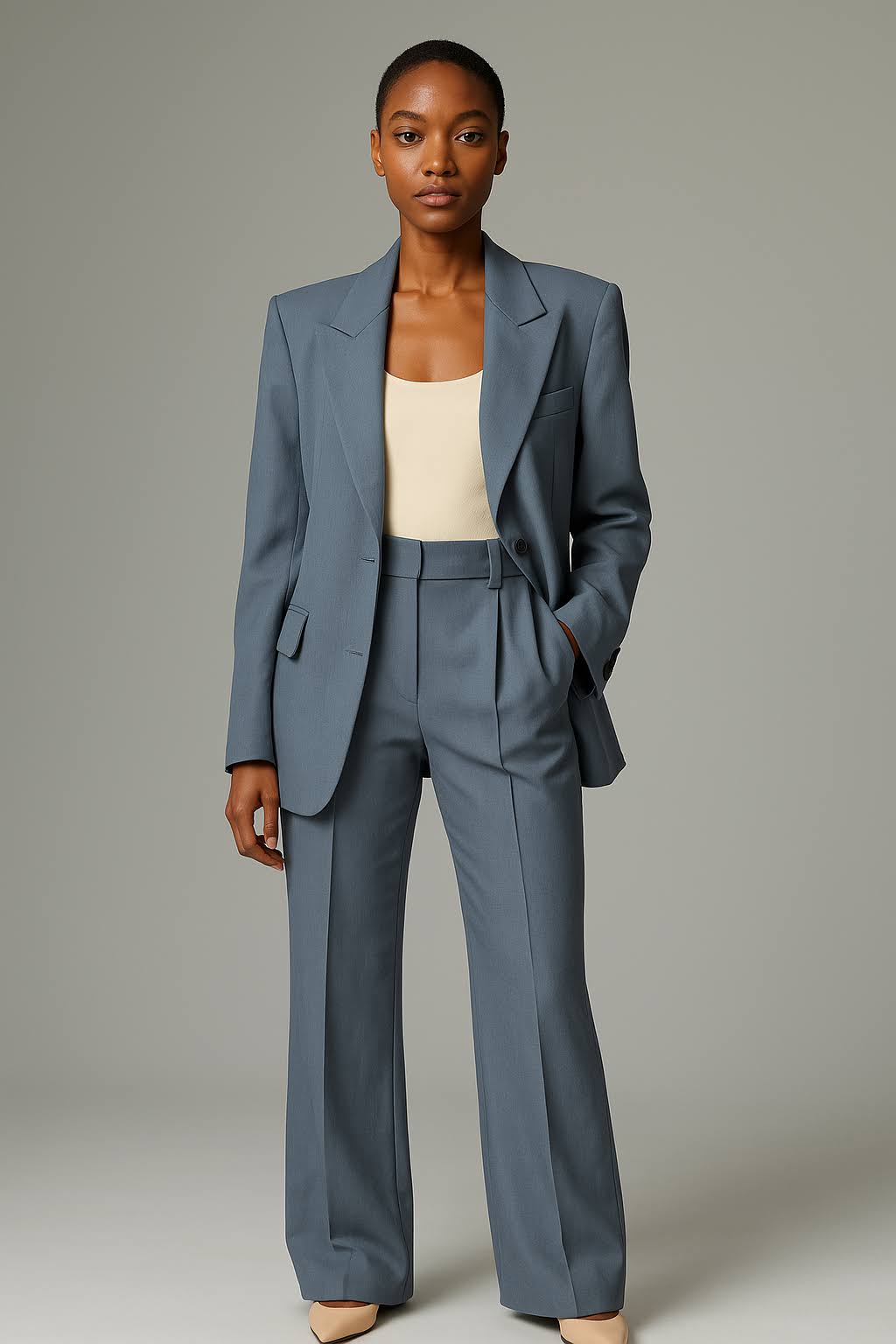 Valenca Damen Anzugset Blau