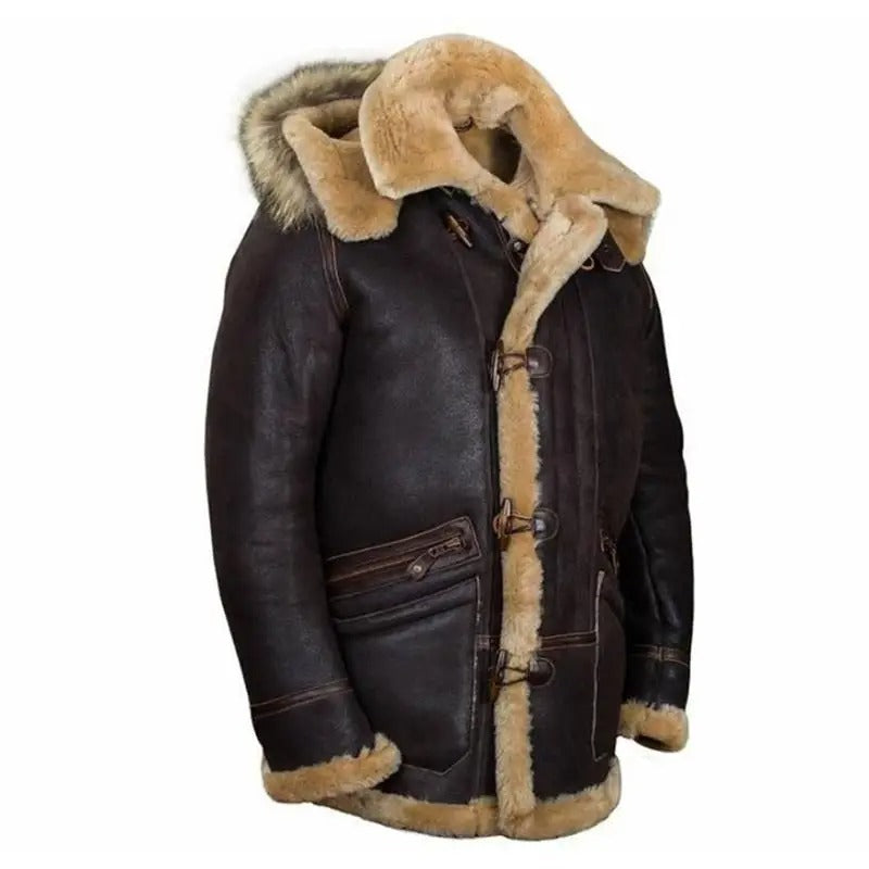 Männer Lederjacke Bikerstil