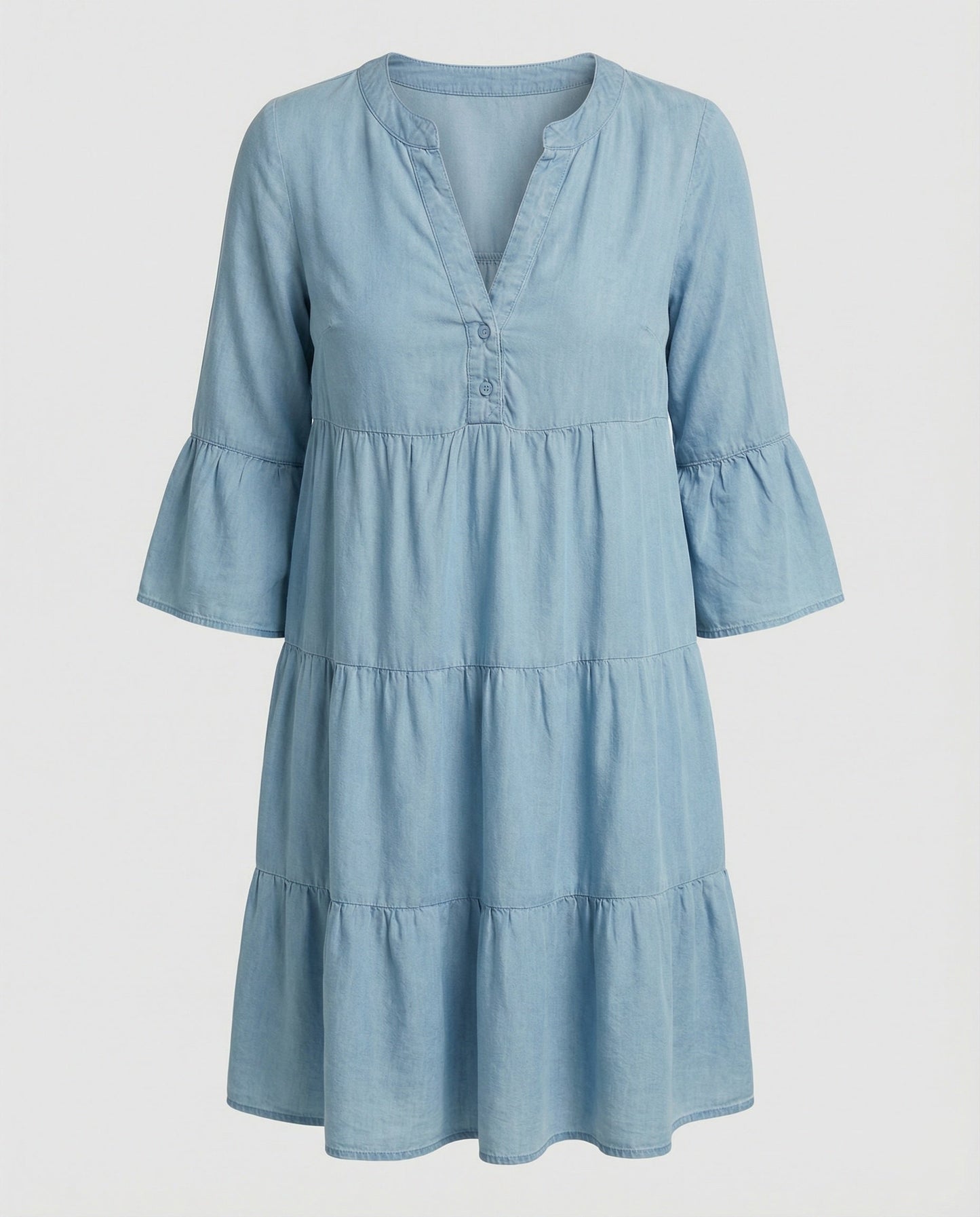 Damen Sommerkleid Leichter Schwungrock