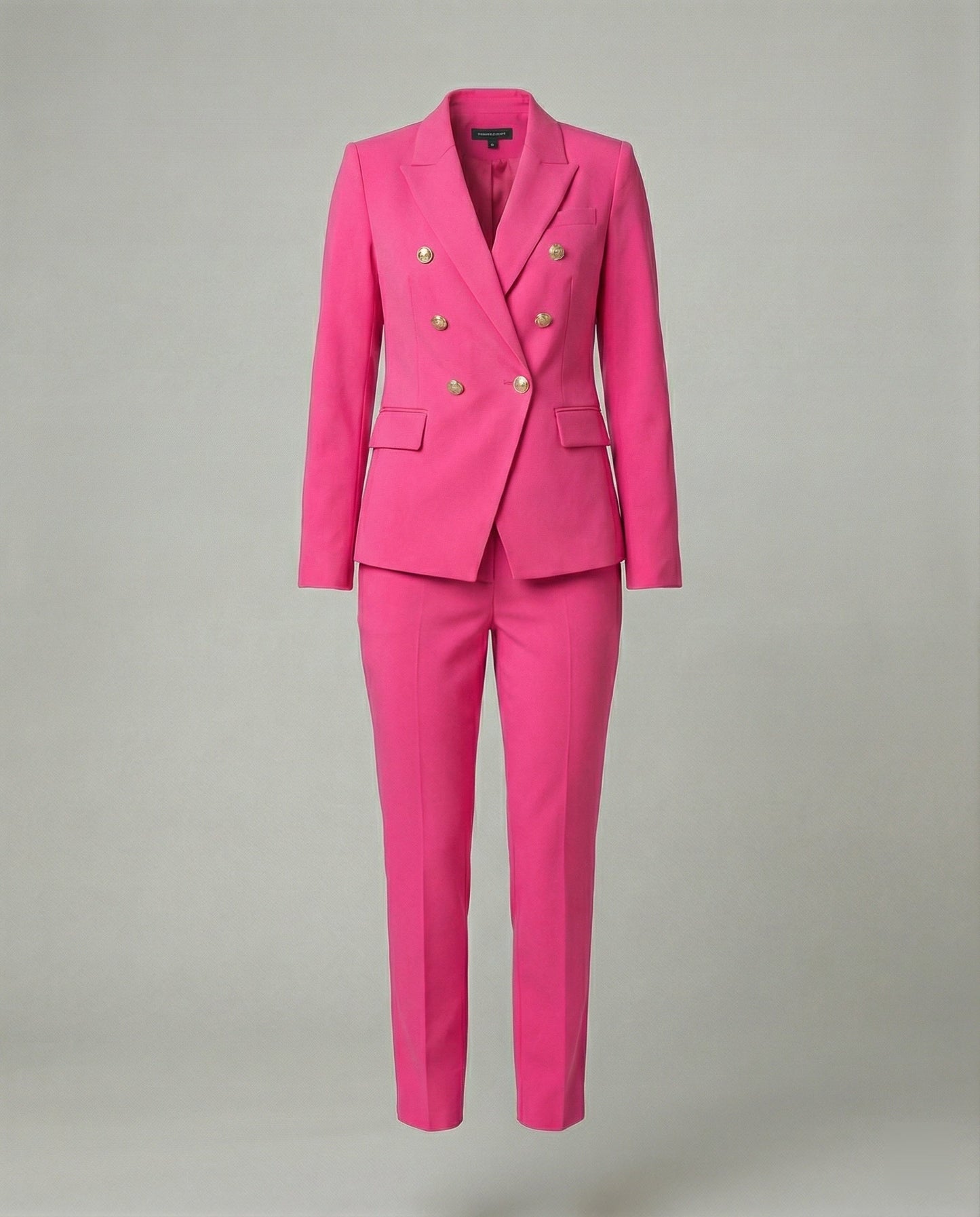 Damen Blazer Set Schick Modern Knopf