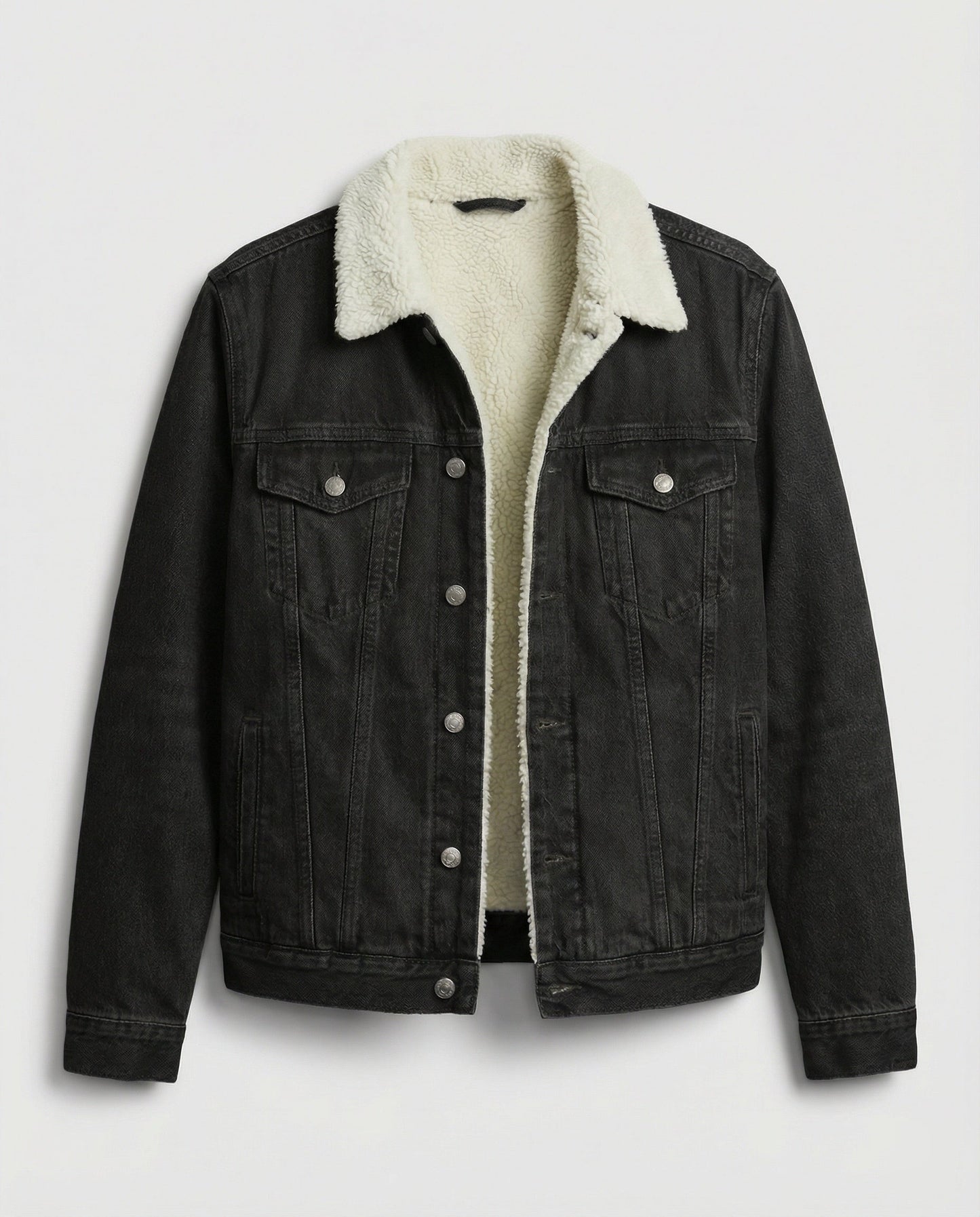 Herren Denim-Jacke Warm Winter