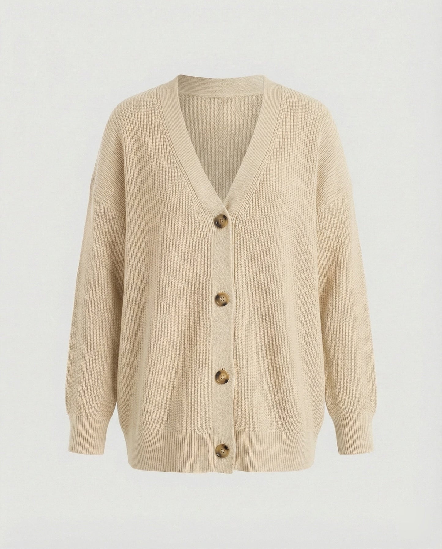 Damen Cashmere Cardigan Weich Modern