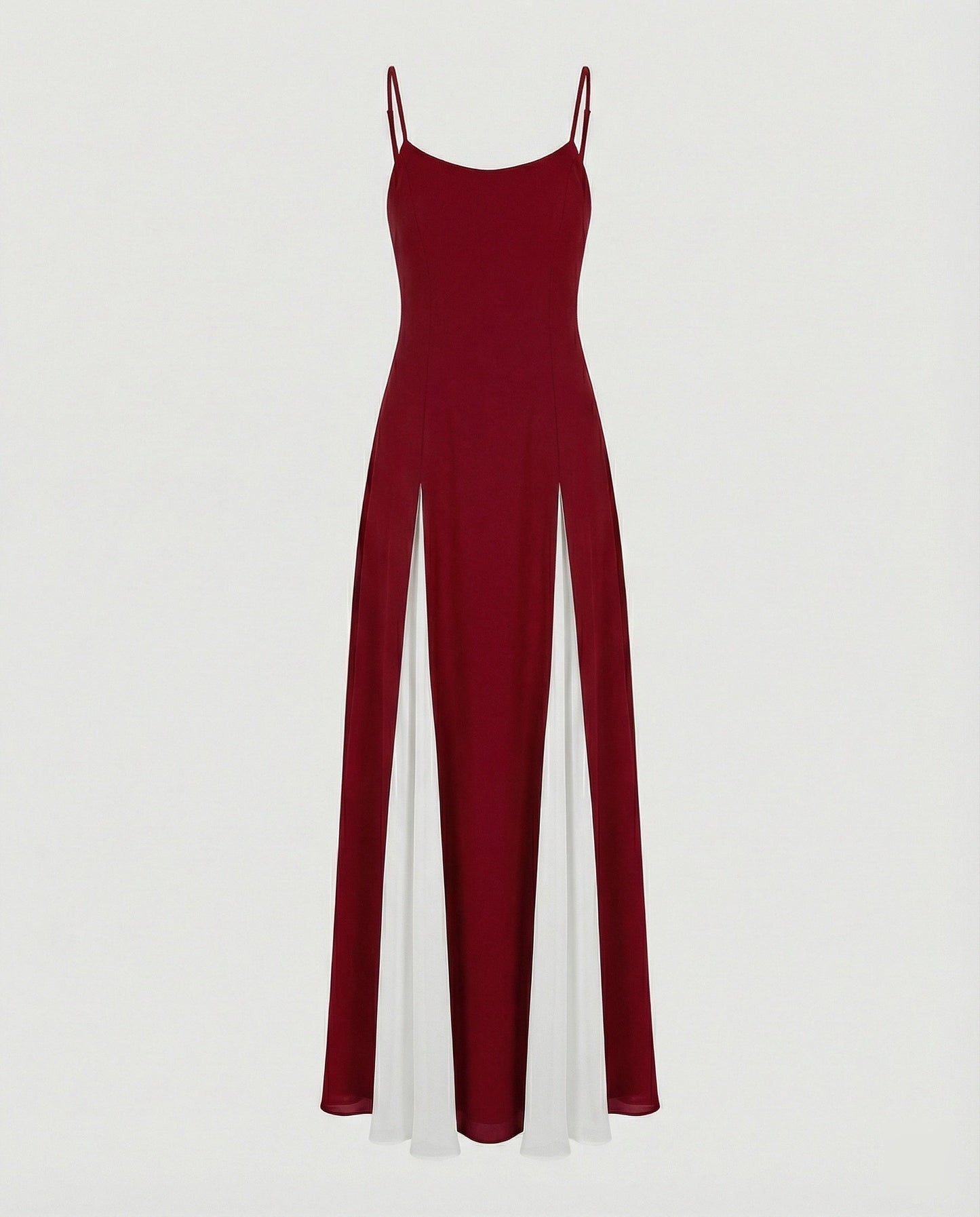 Damen Maxikleid Lang mit Schlitz Elegant