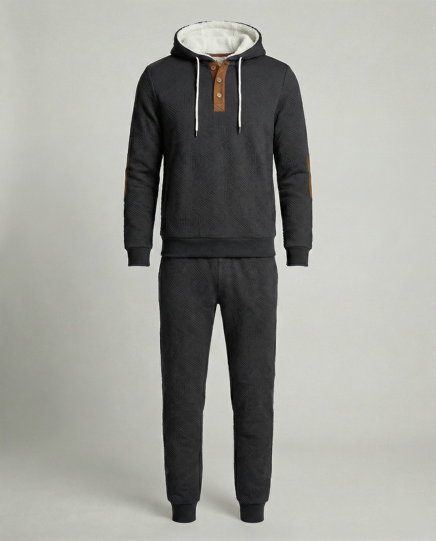Herren Jogginganzug Hoodie Set Komfort