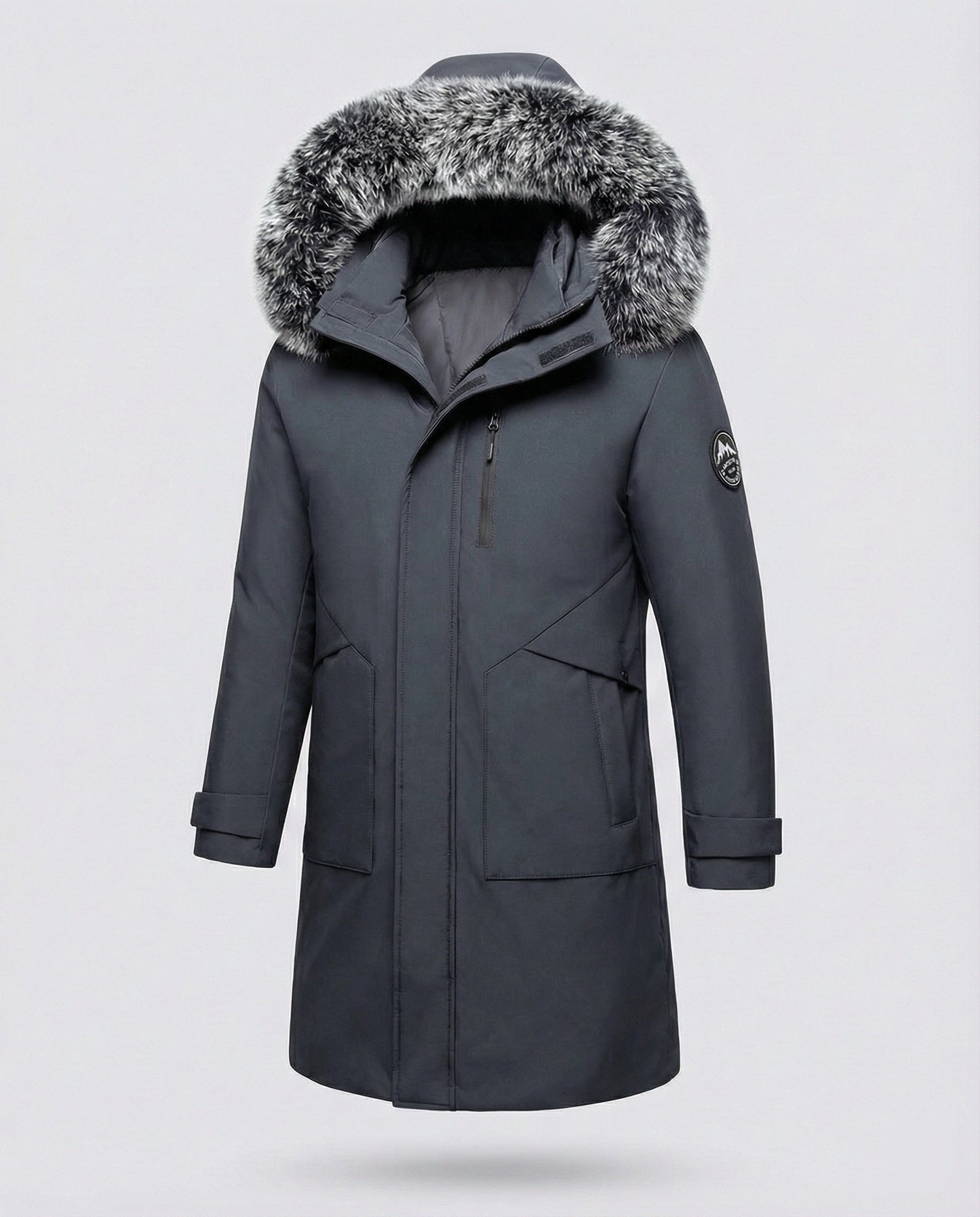 Damen Wintermantel Lang Modern