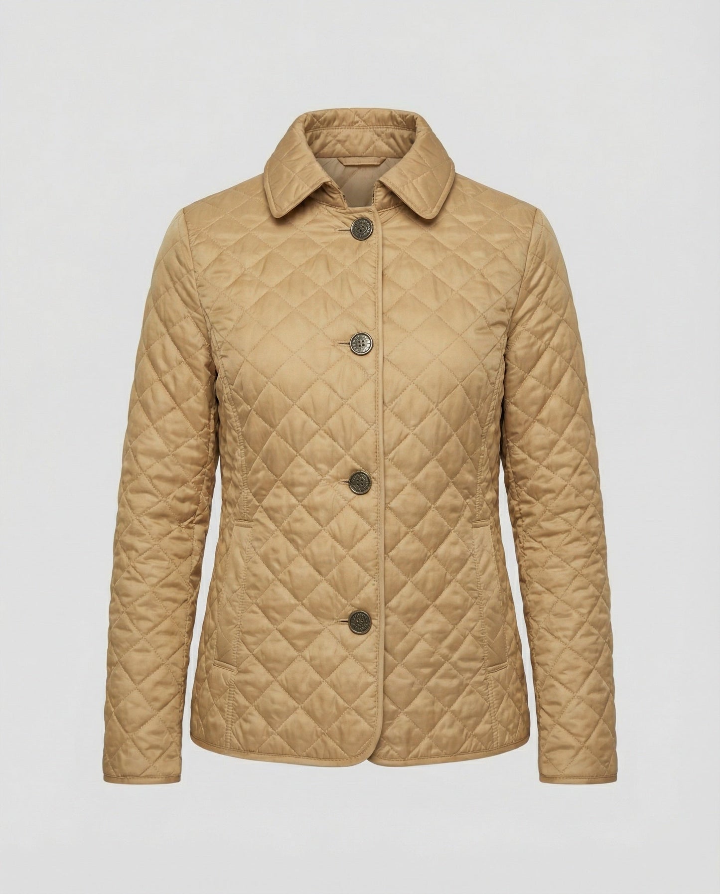 Damen Taillierte Jacke Warm Modern