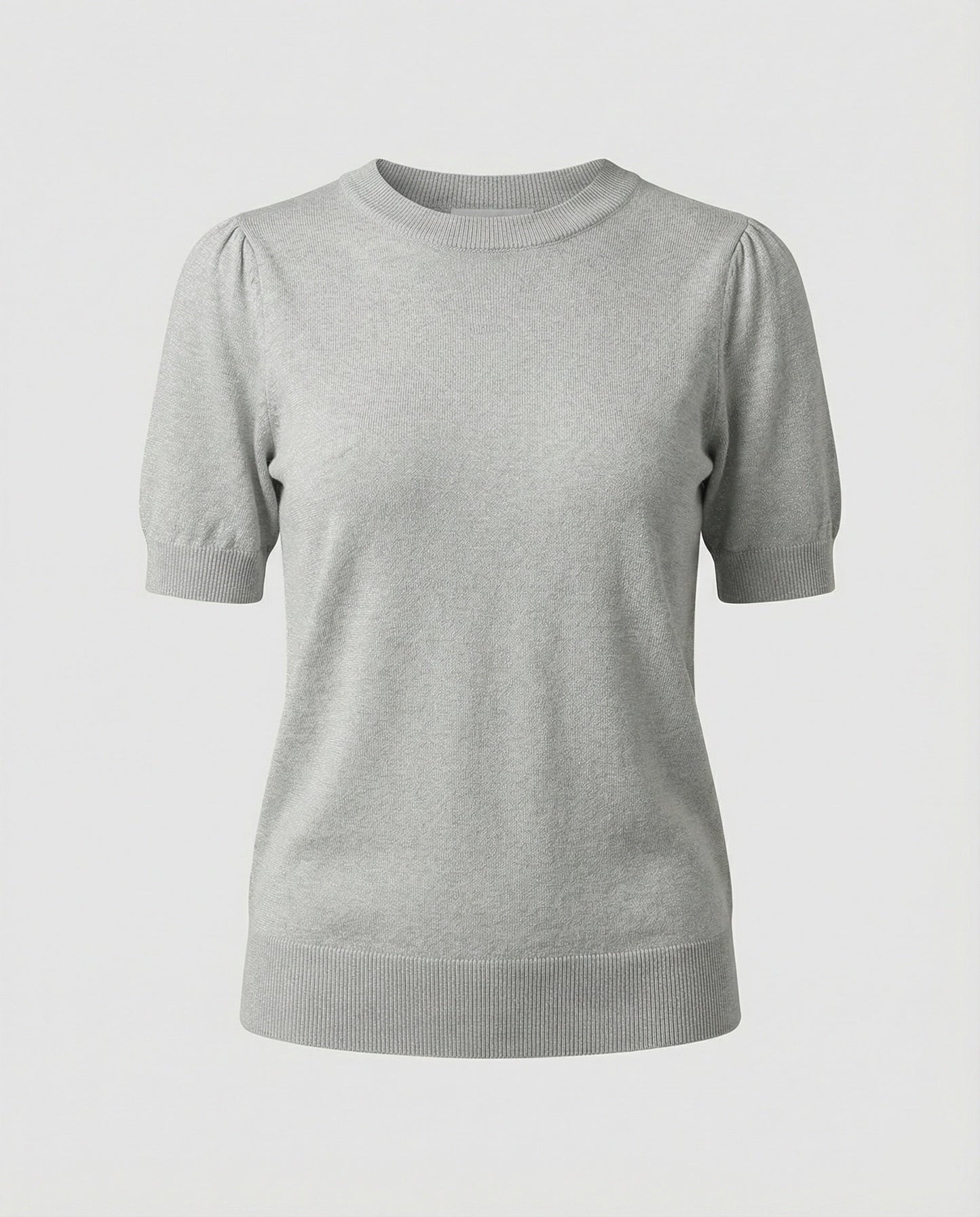 Damen Kurzarm-Pullover Baumwolle Modern