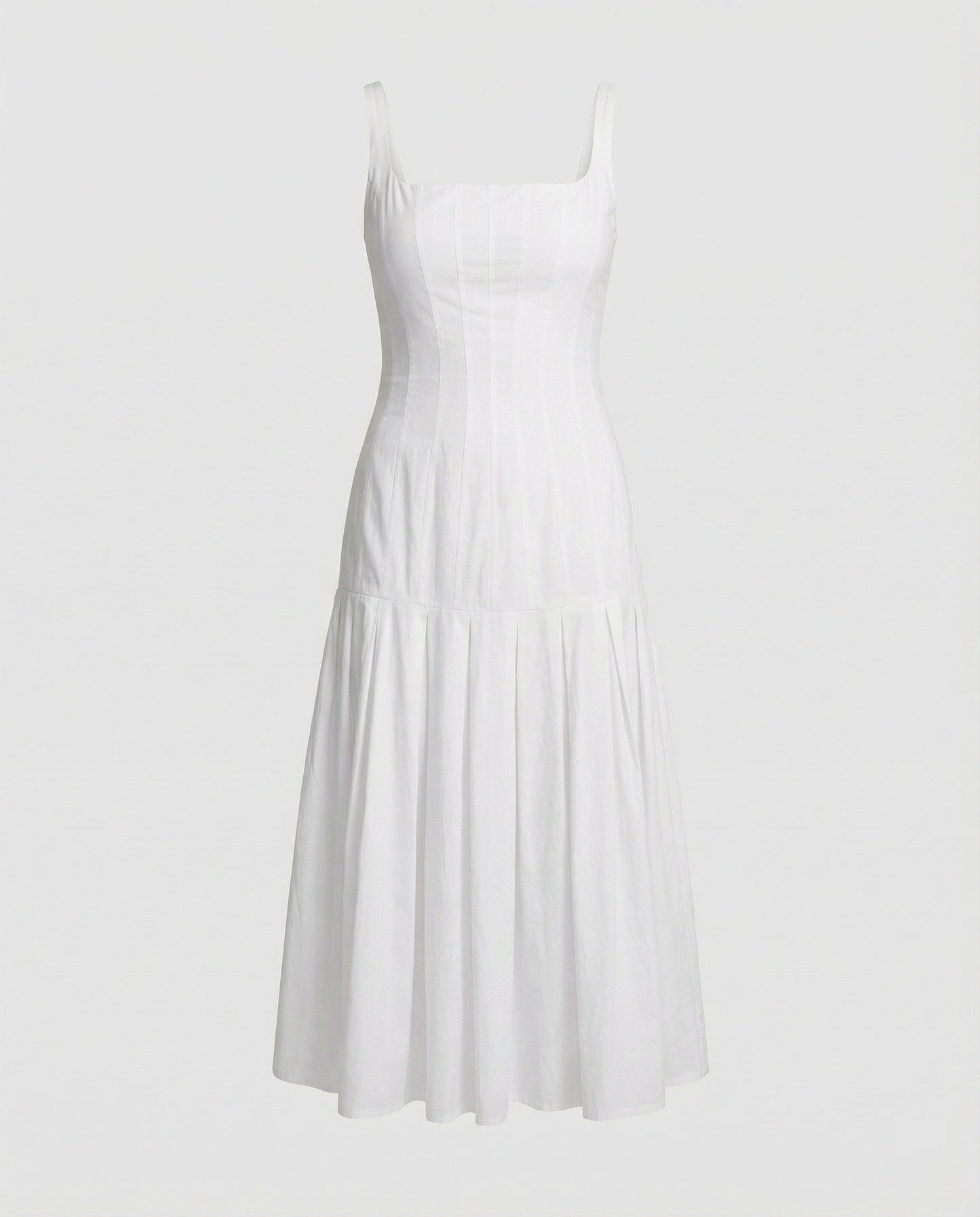 Damen Midikleid Eleganter Schnitt Frauenkleid