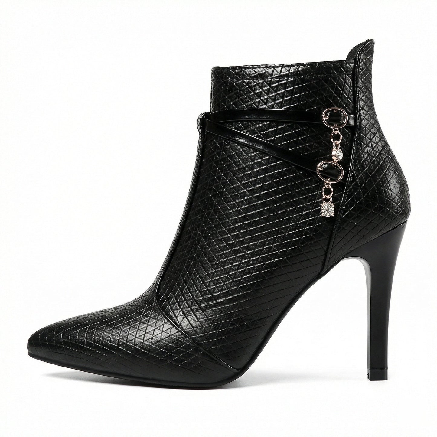 Damen Stiefeletten Spitze
