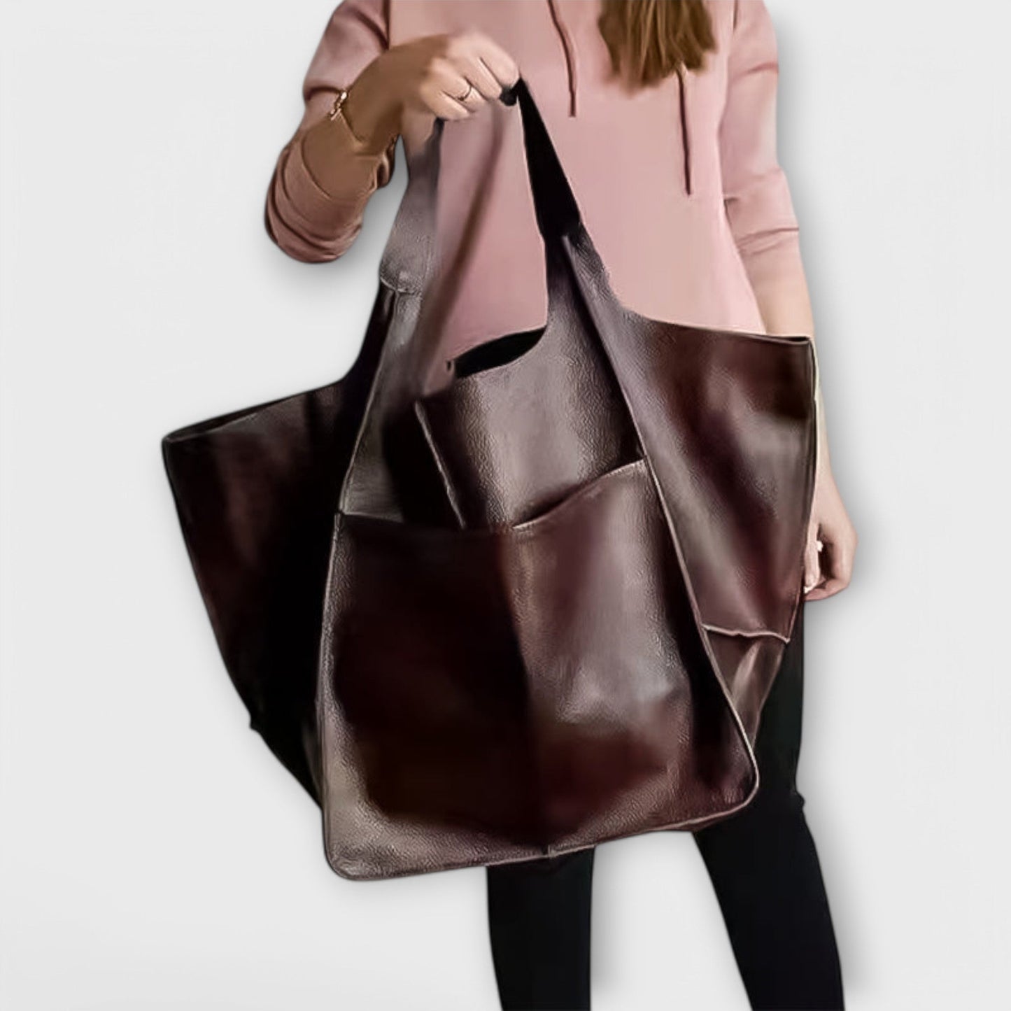 Damen Großtasche Klassisch Leder