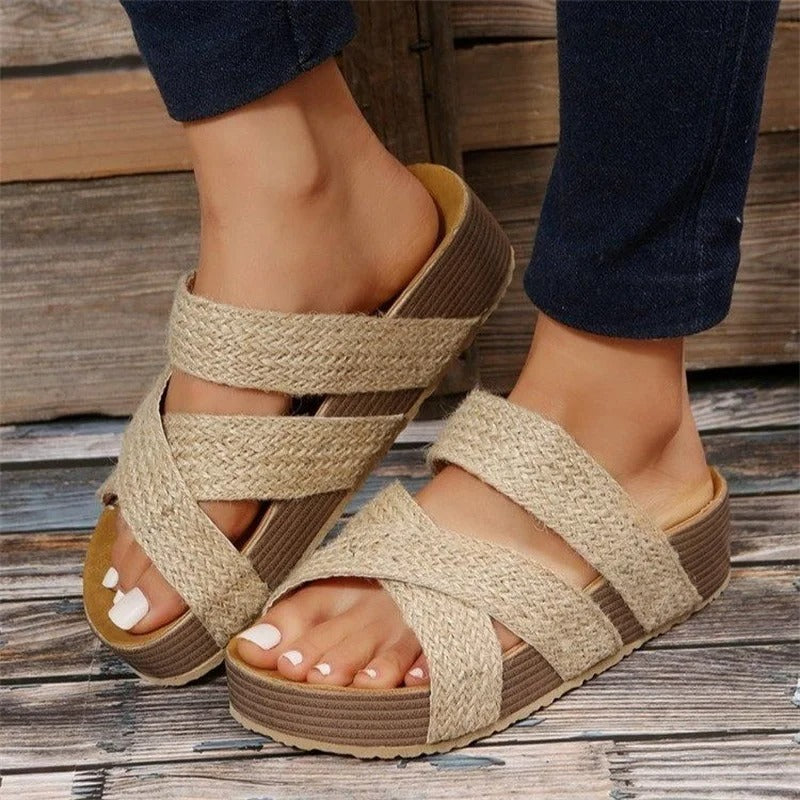 Damen Orthopädische Plateau-Sandalen Bequem SommerSchuhe