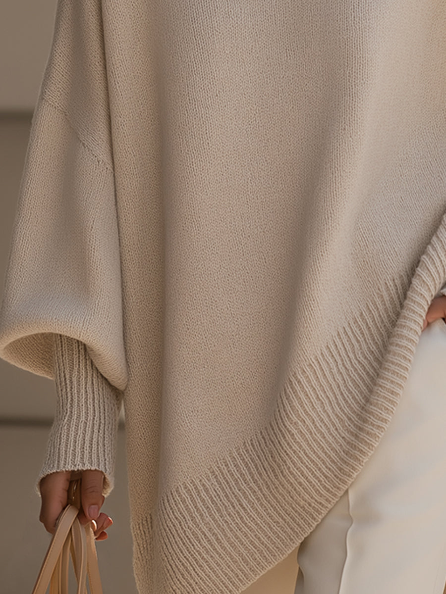 Damen Oversized Pullover Großformat Elegantes Design