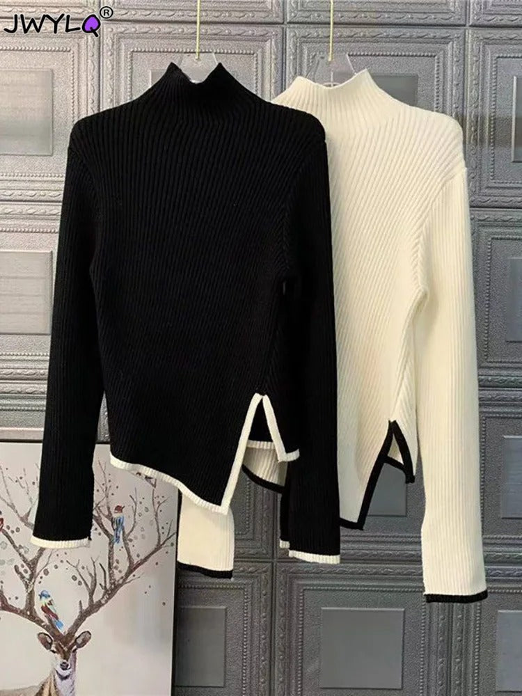 Damen Rollkragenpullover Weich Großes Sortiment