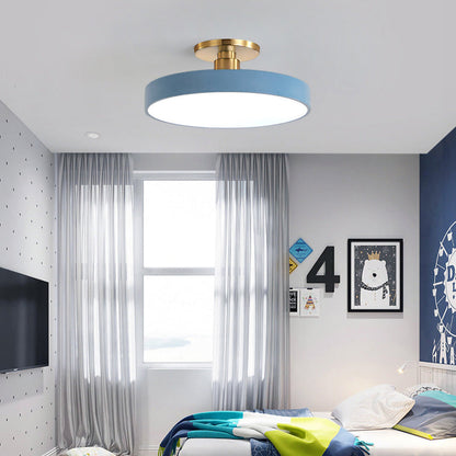 LED Deckenleuchte Gold Modern Dimmbar