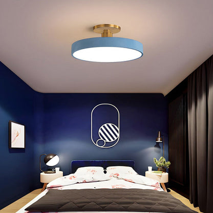 LED Deckenleuchte Gold Modern Dimmbar