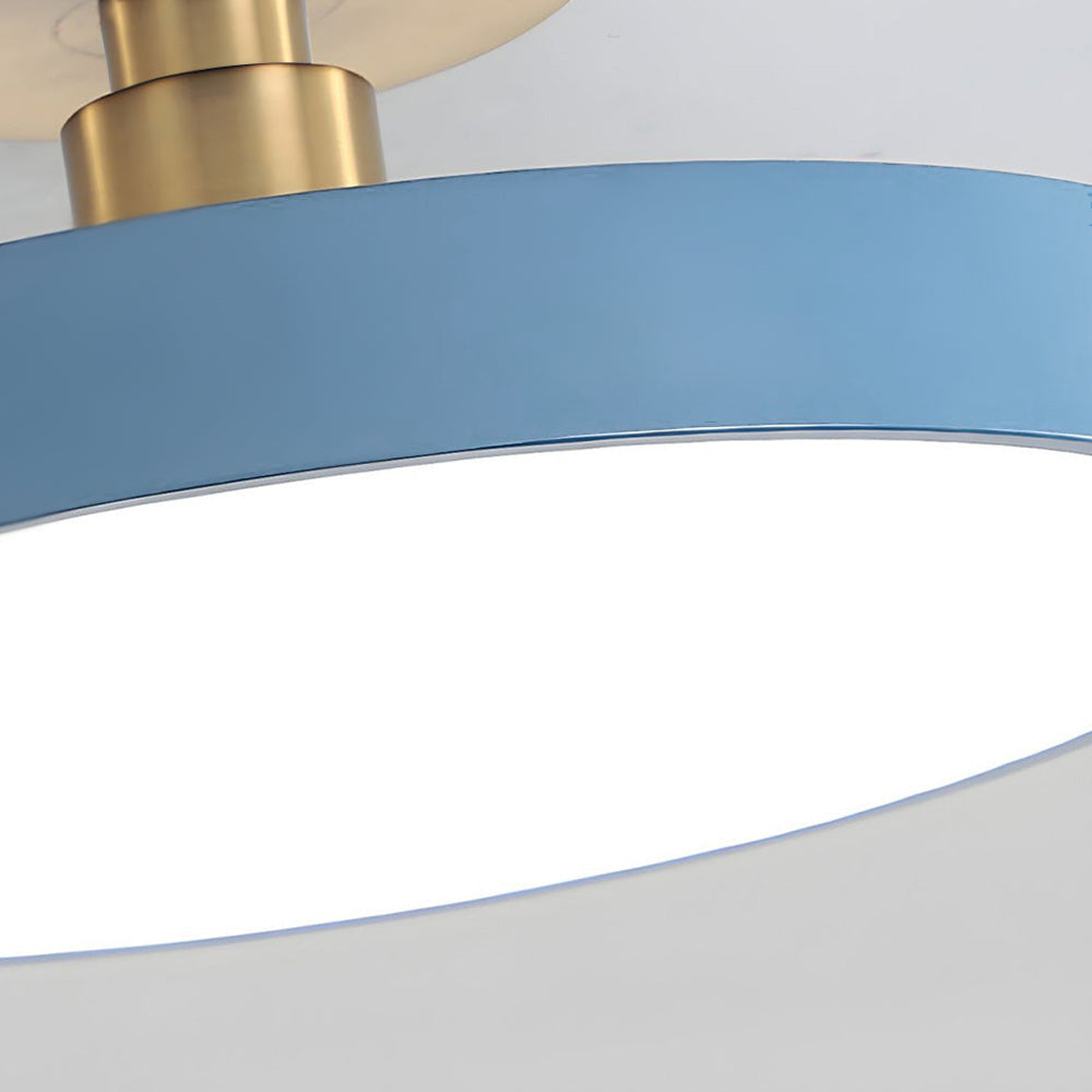 LED Deckenleuchte Gold Modern Dimmbar
