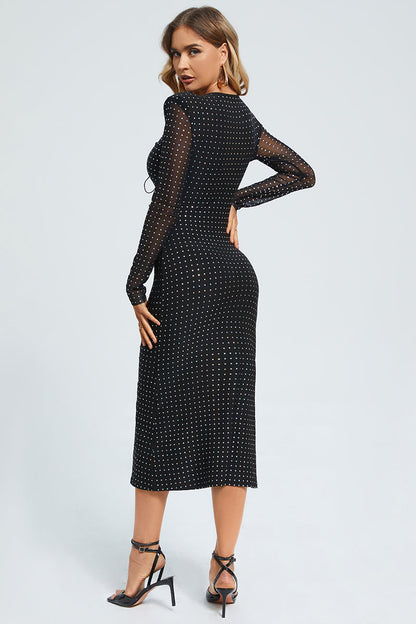es Maxi Abendkleid Damen Langkleid