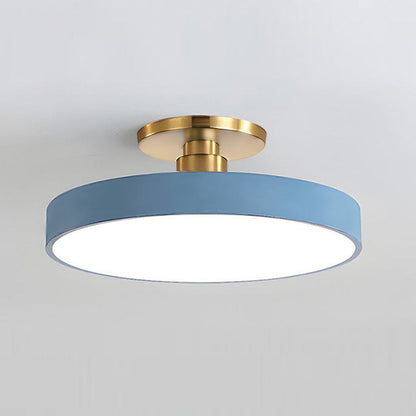 LED Deckenleuchte Gold Modern Dimmbar