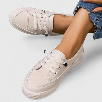 Damen Sneaker Klassisch Schnüren