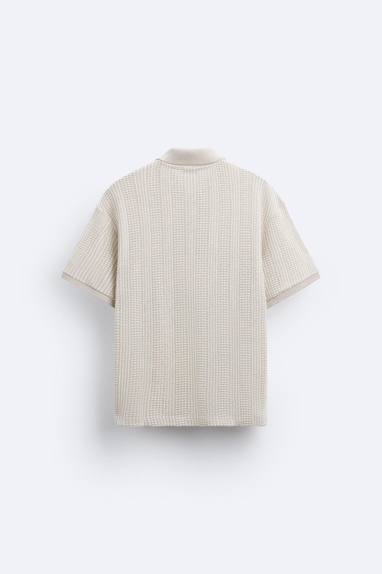 Herren Strickpolo Mit Reißverschluss Sportlich Modern