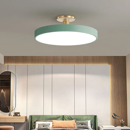 LED Deckenleuchte Gold Modern Dimmbar