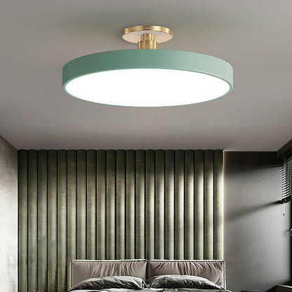 LED Deckenleuchte Gold Modern Dimmbar