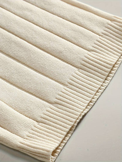 Elegantes Damen Strickhemd Kurzarm Baumwolle