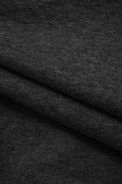 Damen Hoodie Midi Kleid Set Zweiteiler Lässig