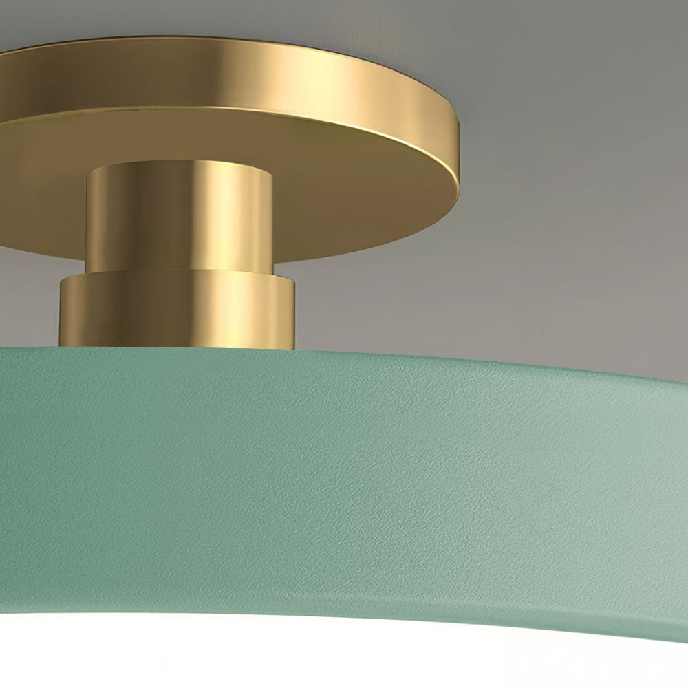 LED Deckenleuchte Gold Modern Dimmbar