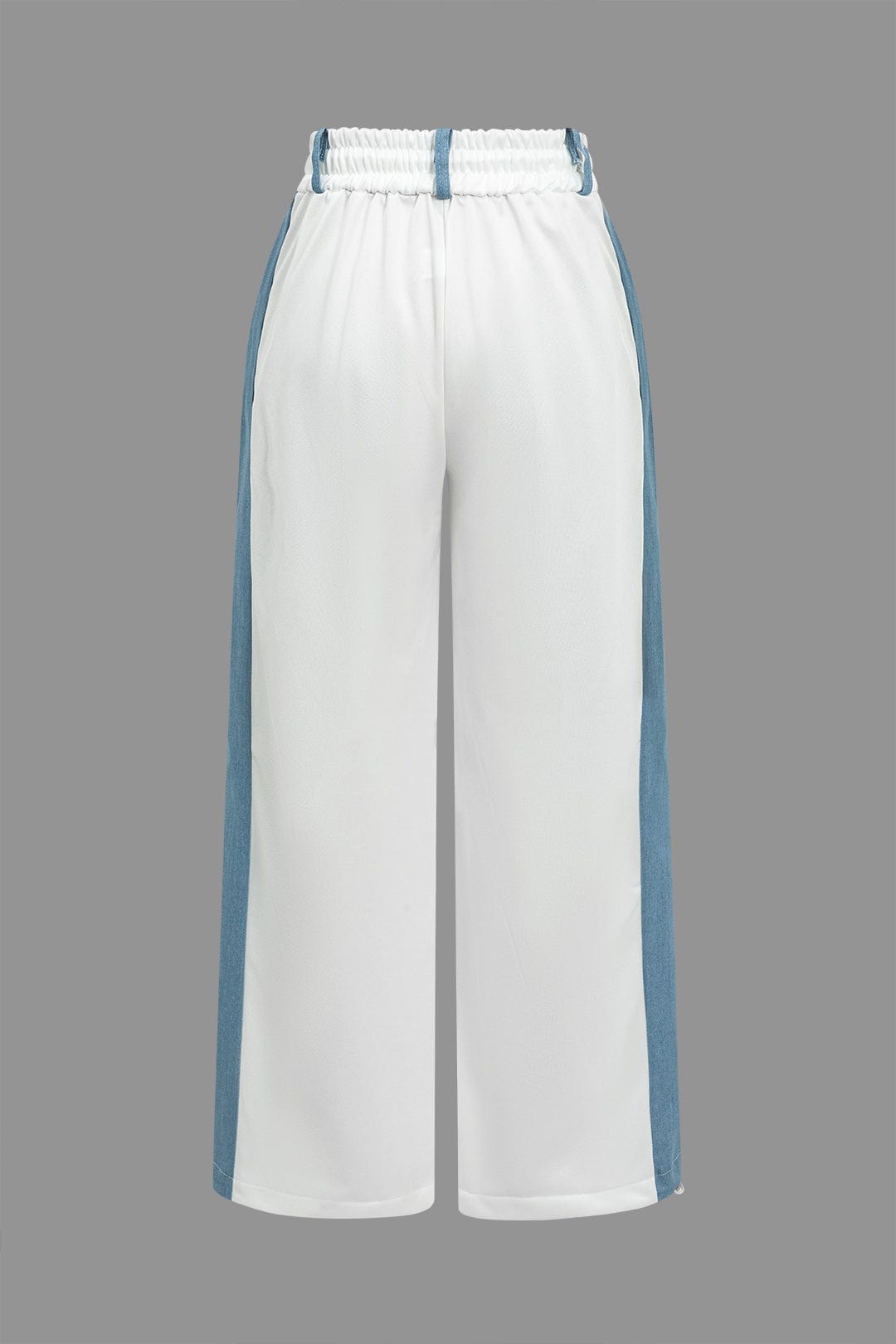 Damen Zweiteiler Denim Look Jeansoptik